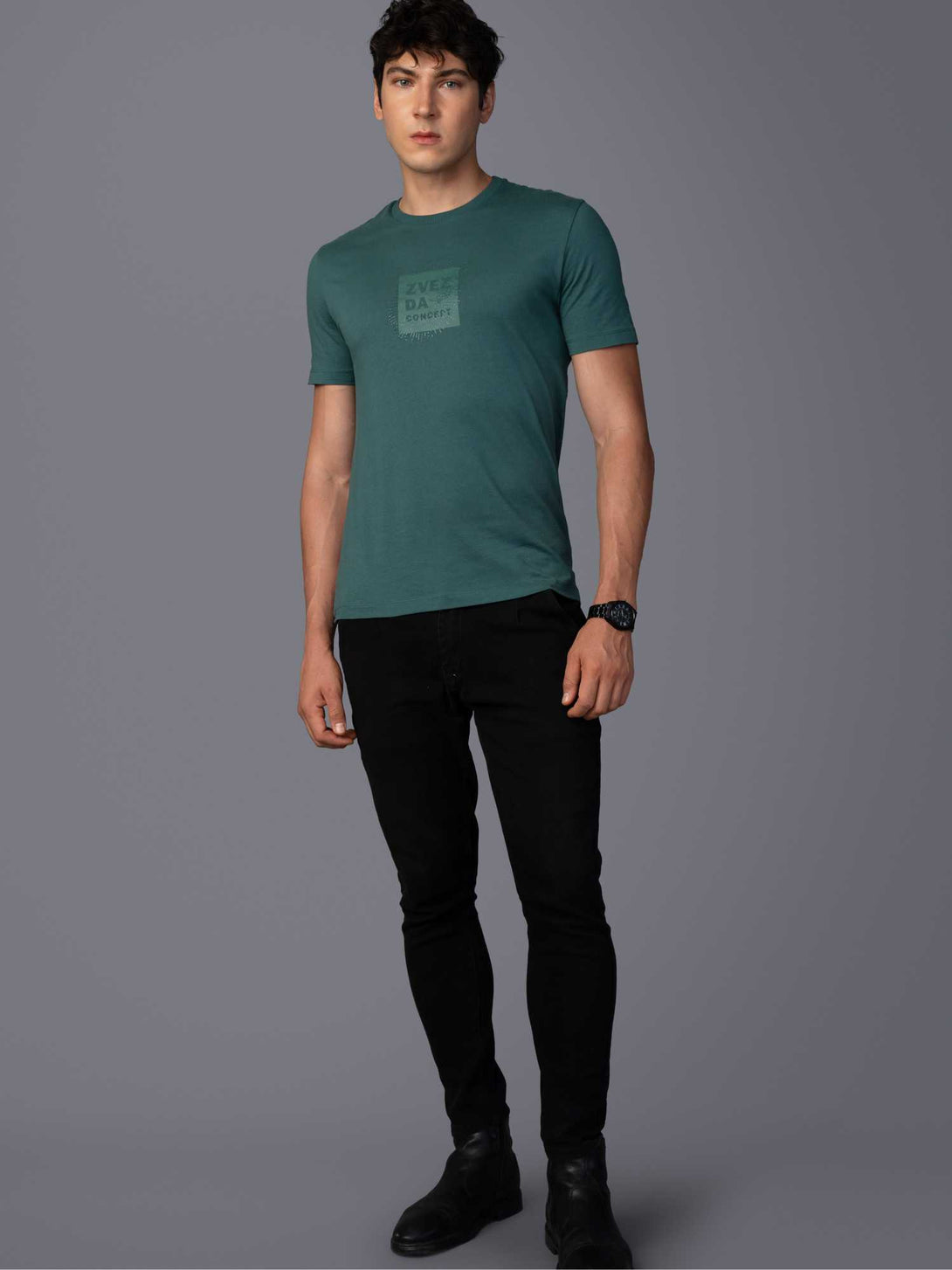 SMOKE PINE  BRANDING T-SHIRT FULL VIEW