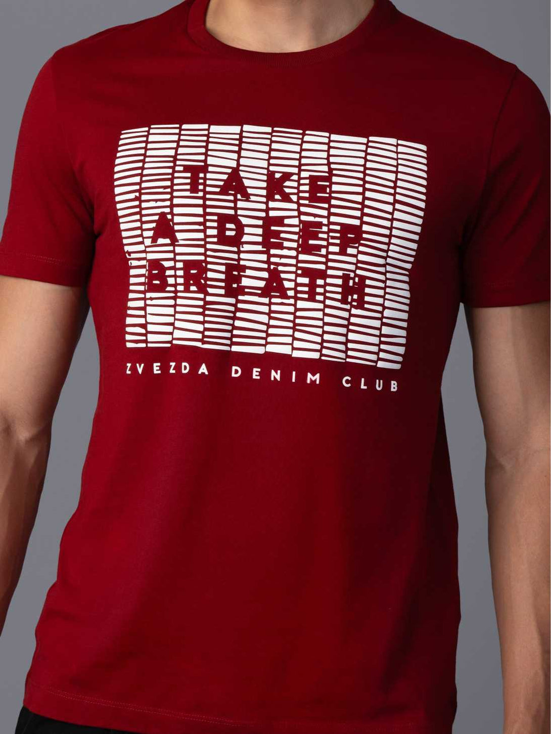 DARK JAM RED BRANDING T-SHIRT ZOOM VIEW