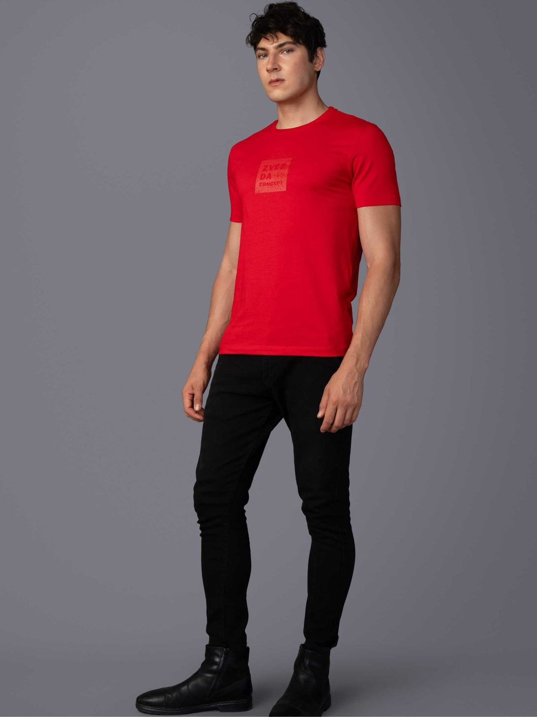 RED  BRANDING T-SHIRT FULL VIEW