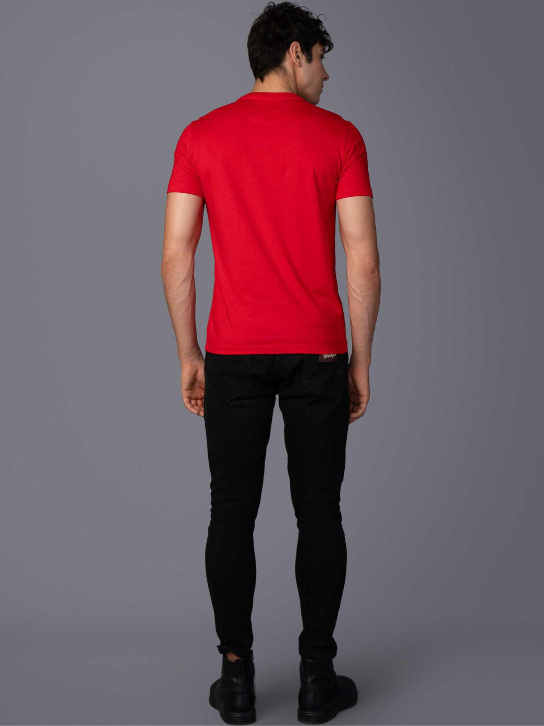RED  BRANDING T-SHIRT BACK VIEW