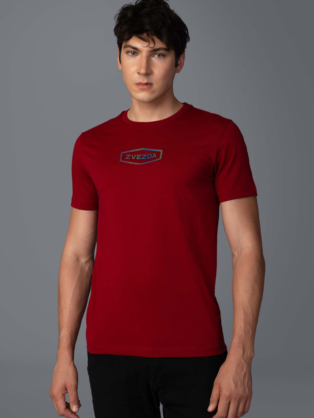 DARK JAM RED  BRANDING T-SHIRT LEFT VIEW