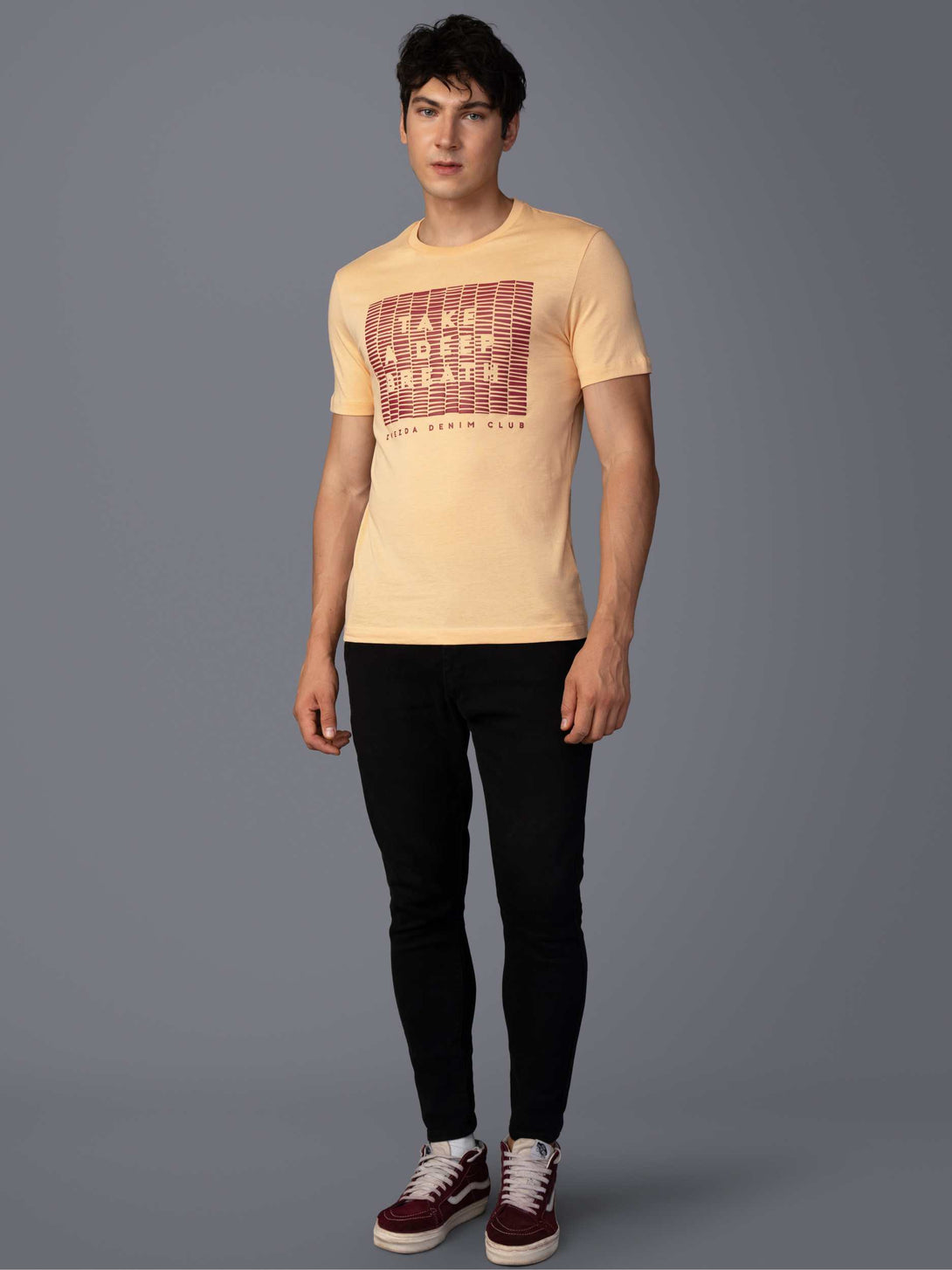PEACH BRANDING T-SHIRT STYLE VIEW