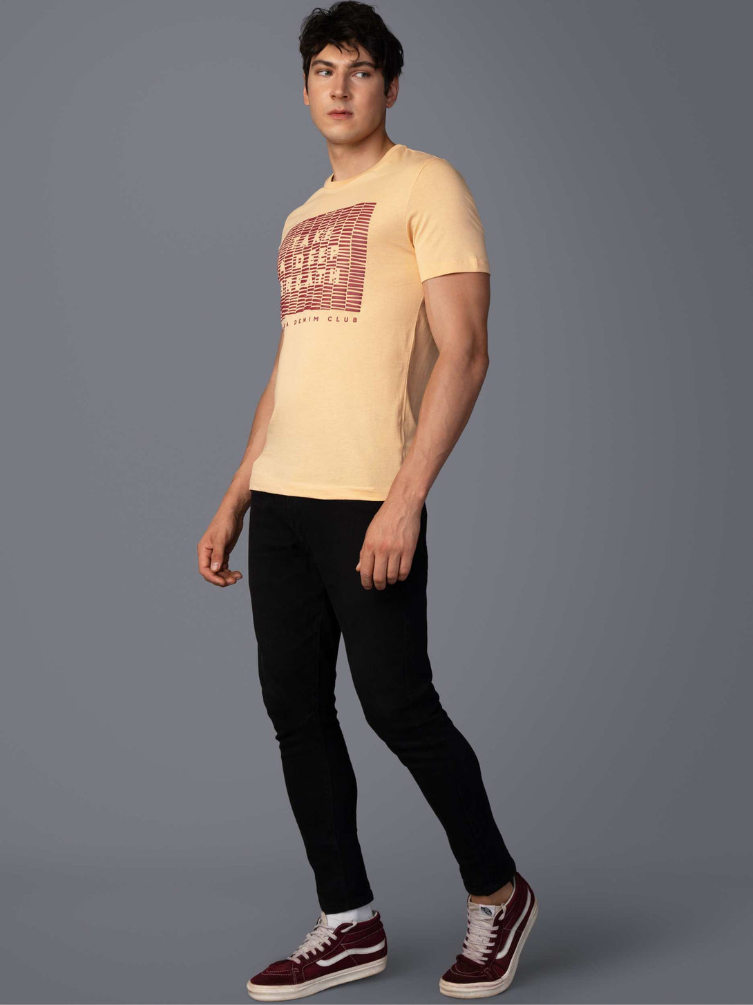 PEACH BRANDING T-SHIRT LEFT VIEW