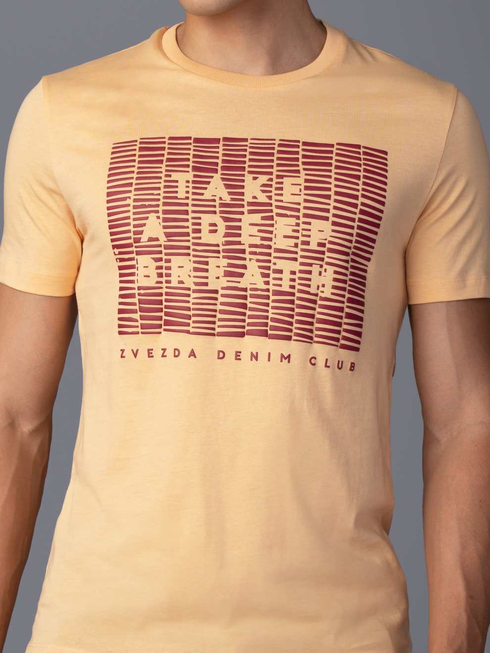 PEACH BRANDING T-SHIRT ZOOM VIEW