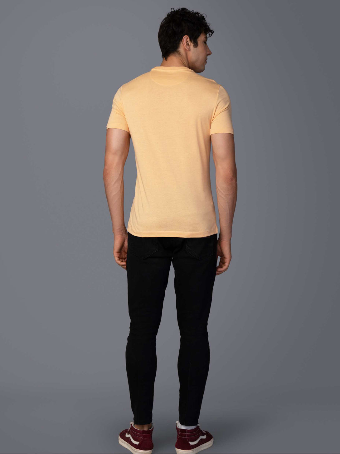 PEACH BRANDING T-SHIRT BACK VIEW