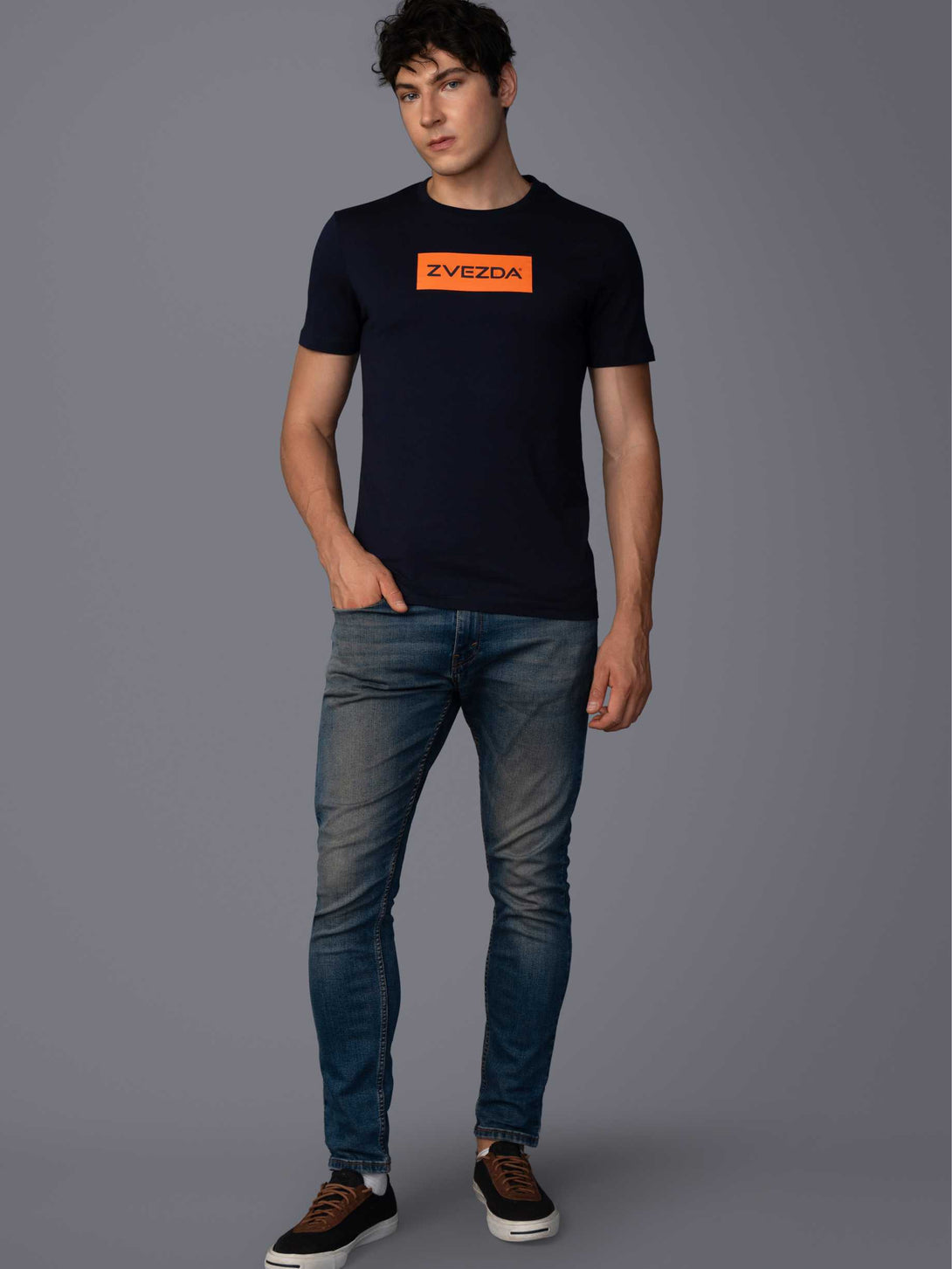 NIGHT SKY BRANDING T-SHIRT STYLE VIEW