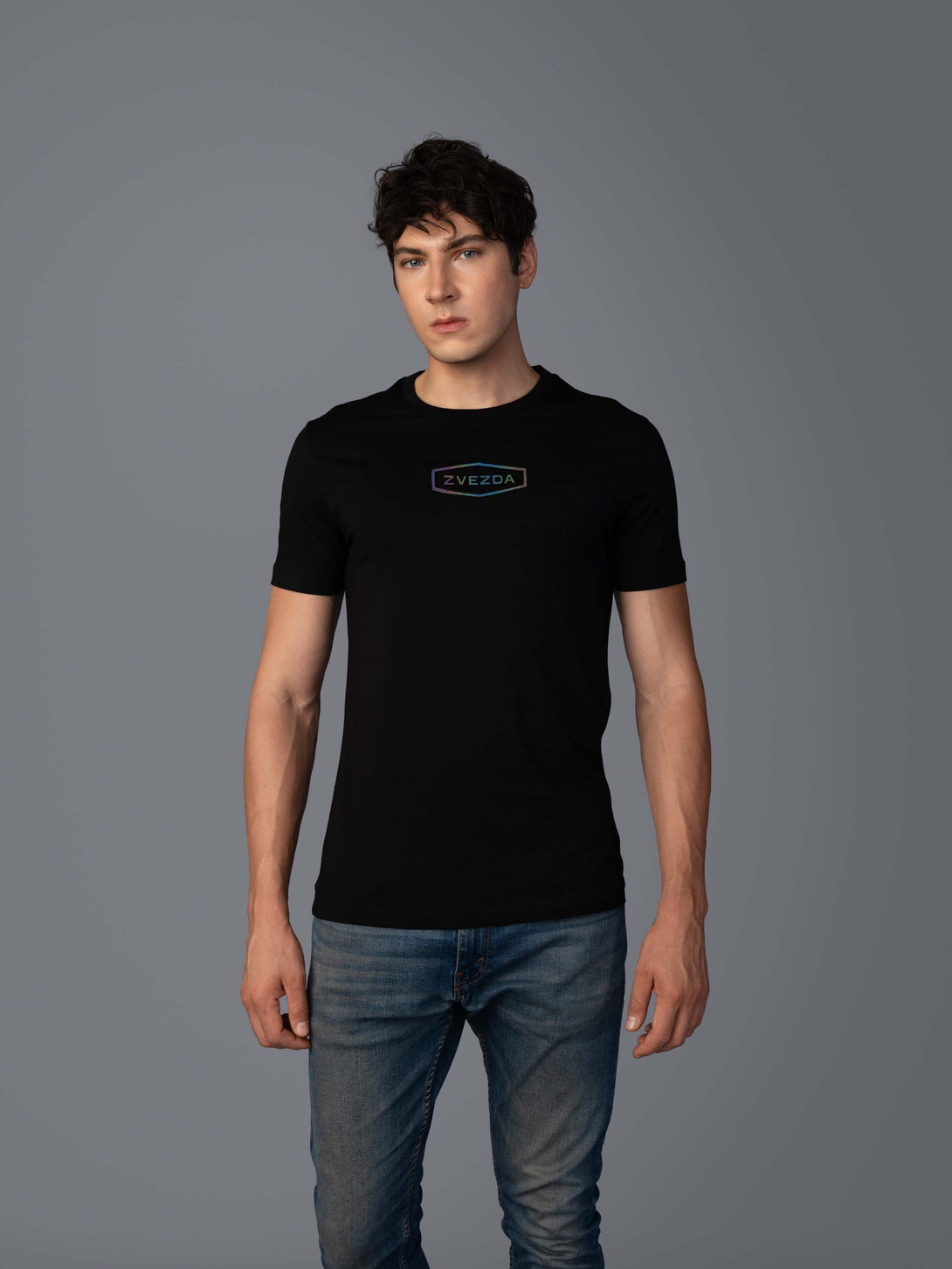 BLACK  BRANDING T-SHIRT FULL VIEW