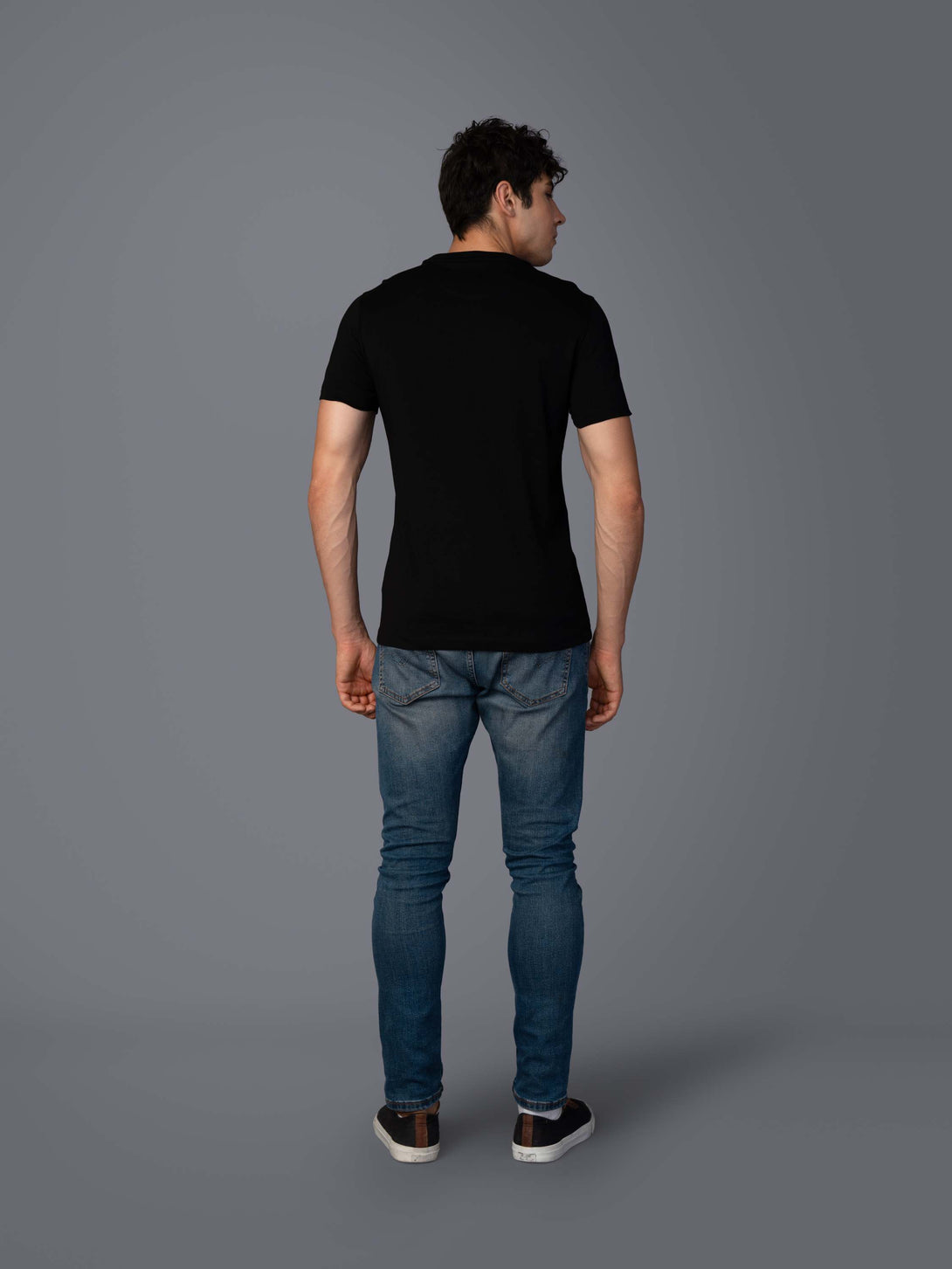 BLACK  BRANDING T-SHIRT BACK VIEW