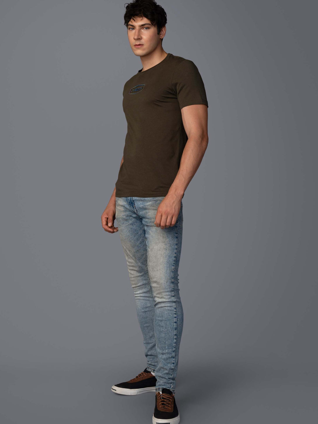 FOREST NIGHT  BRANDING T-SHIRT FULL VIEW