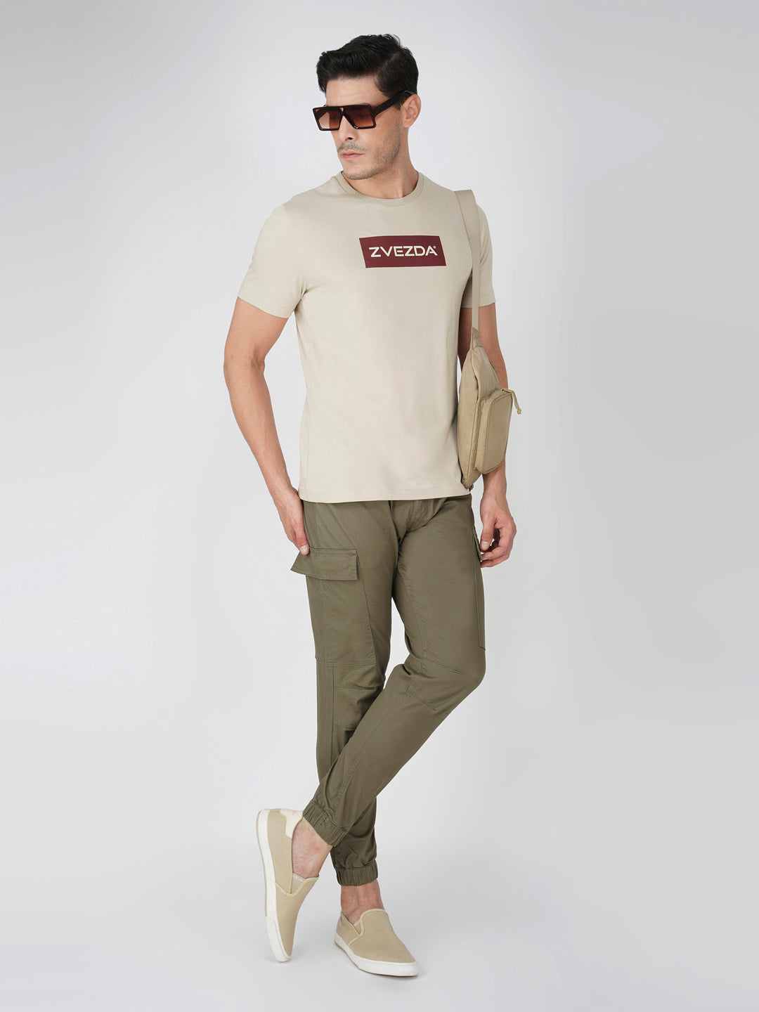 Light Grey Zvezda Original Cotton Jersey T-Shirt - Euro Fit (BRT-021B)