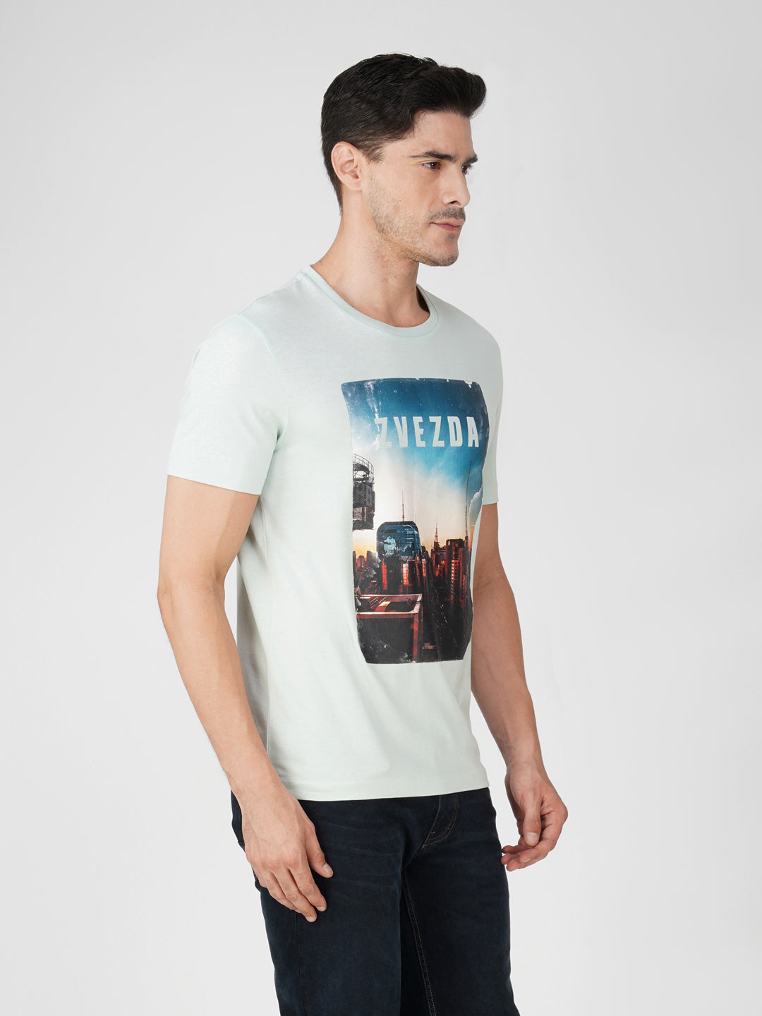 SOFT MINT BRANDING PHOTO PRINT RIGHT VIEW