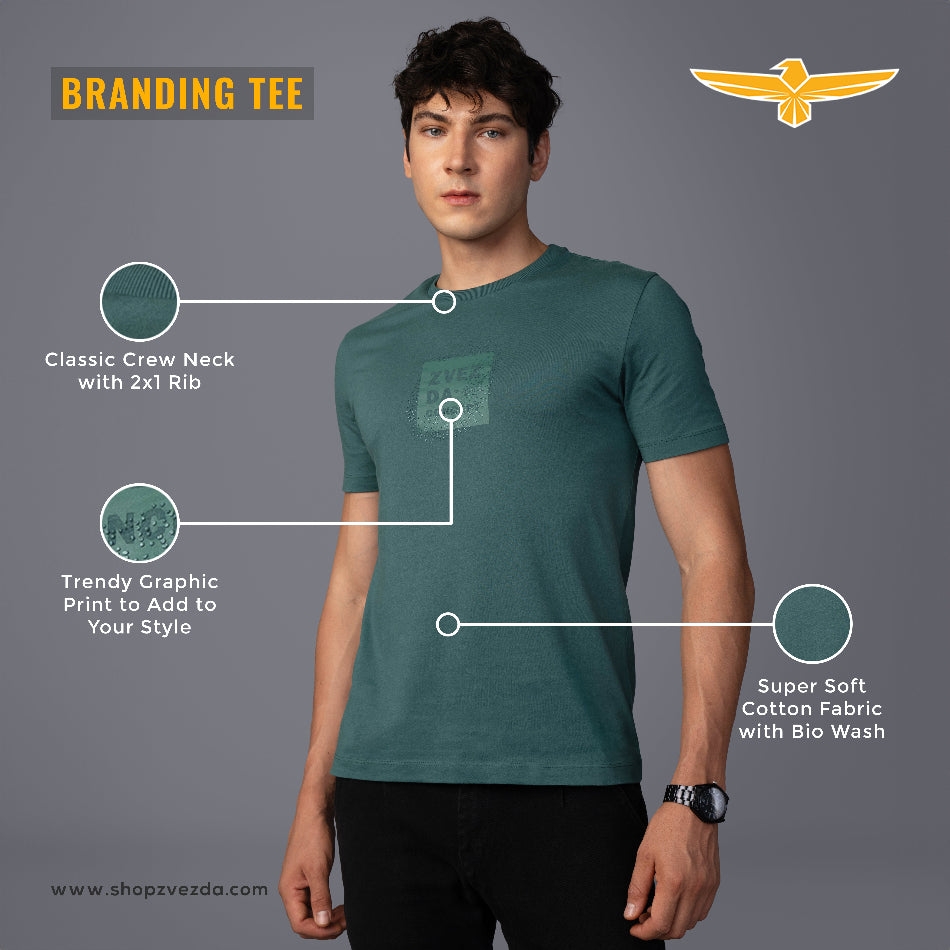 SMOKE PINE  BRANDING T-SHIRT DETAILS VIEW