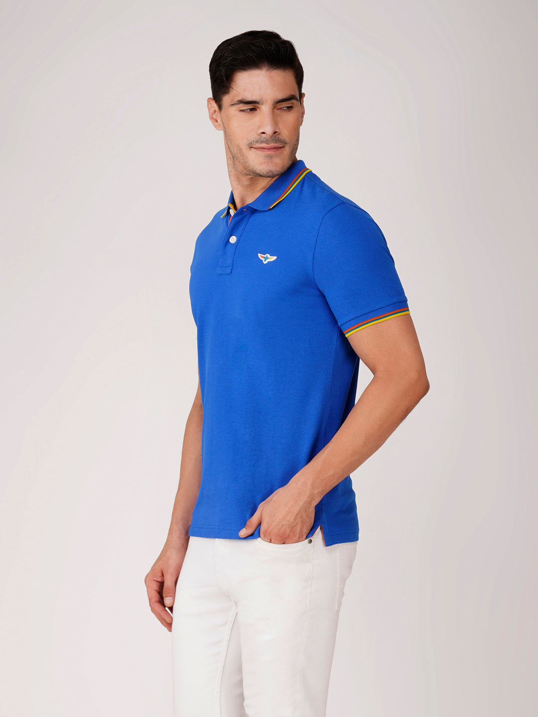 Royal Premium Pique Cotton Tipping Polo – Euro Fit (CPT 004)