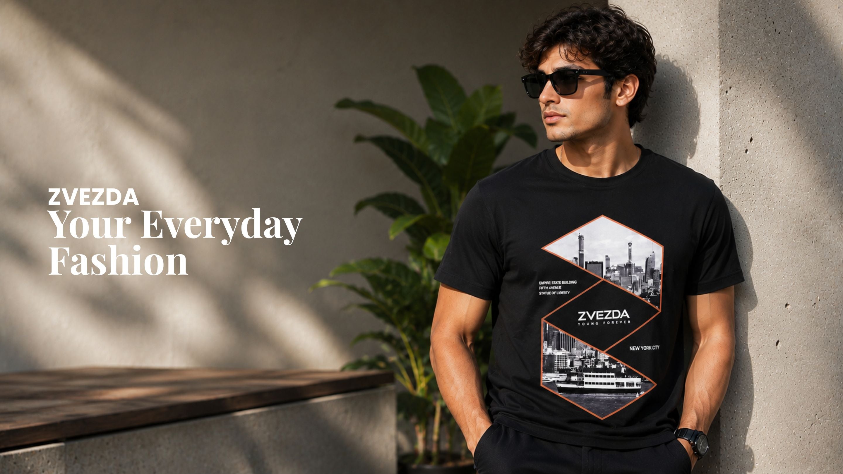 ZVEZDA Graphic Printed Tee
