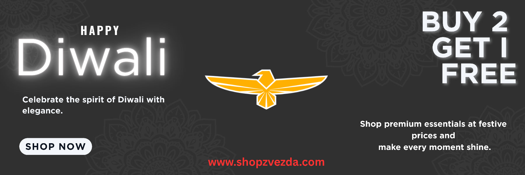 zvezda diwali banner for labtop