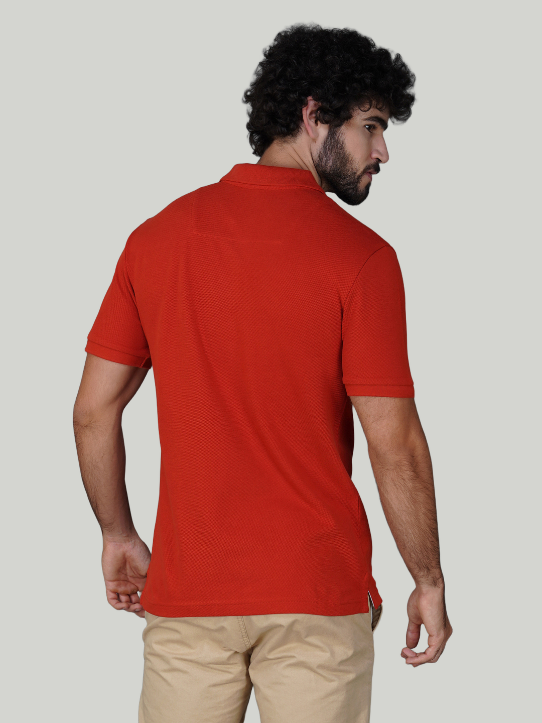 Brick Red Premium Pique Cotton Classic Polo – Euro Fit(CP 024)