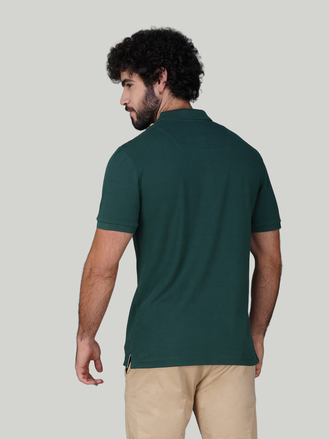 Olive Green Premium Pique Cotton Classic Polo T-shirt-Euro Fit (CP 013)