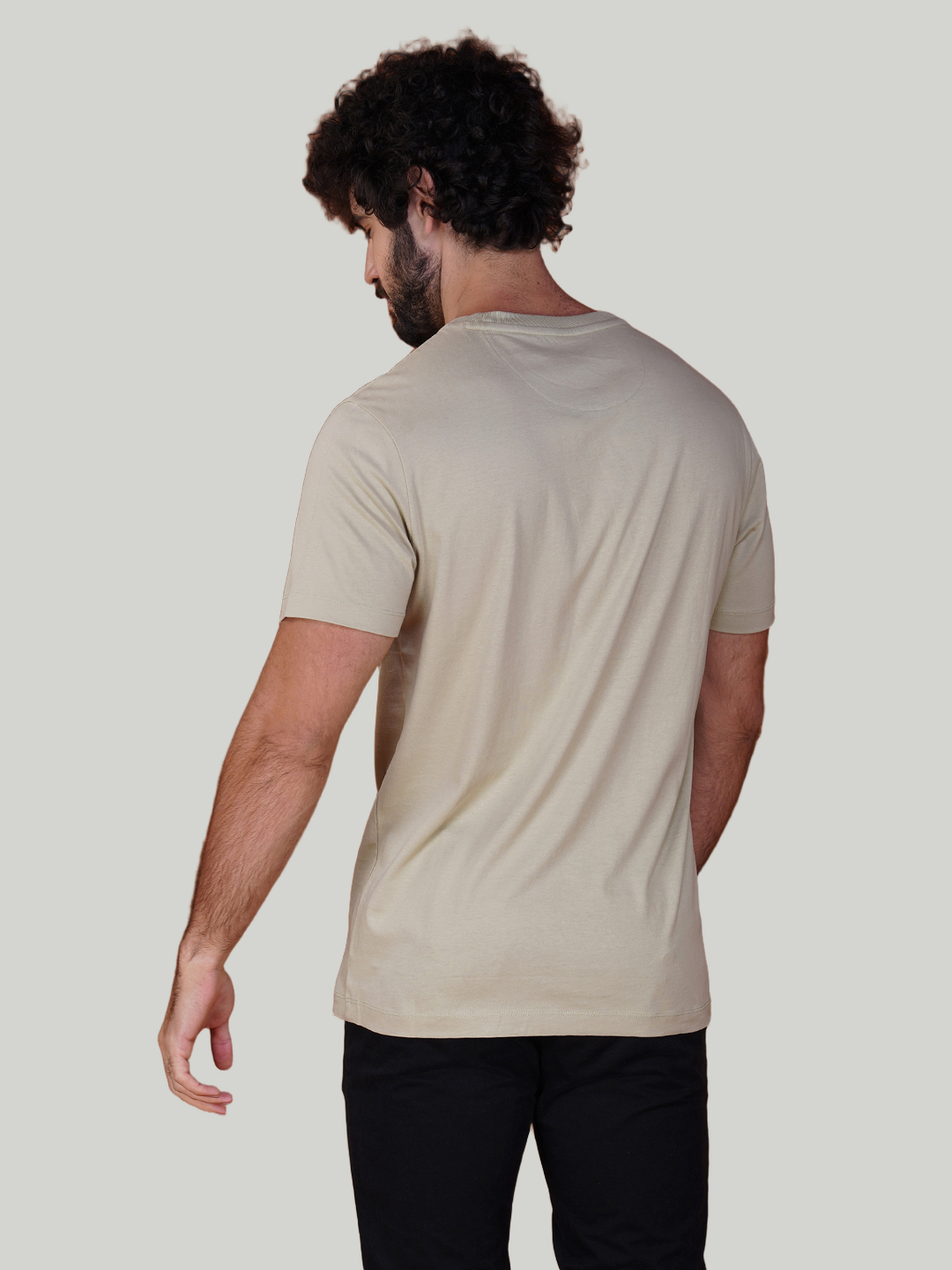 Warm Grey Zvezda Original Cotton Jersey T-Shirt - Euro Fit (BRT-010B)