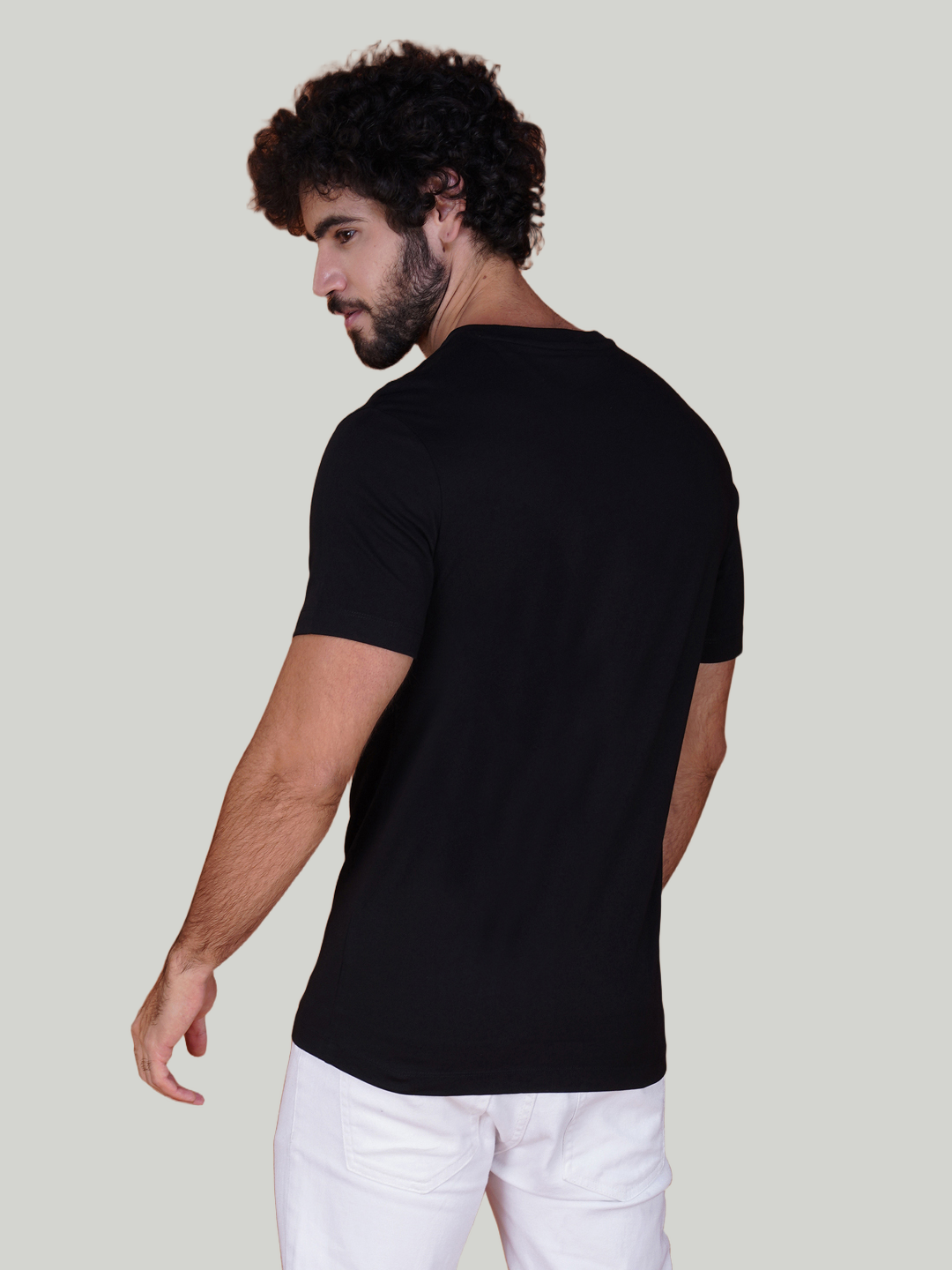 Black Zvezda Original Cotton Jersey T-Shirt - Euro Fit (BRT-010C)