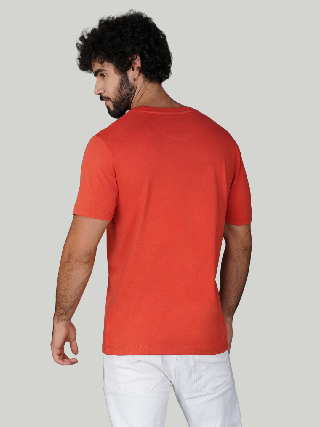 Brunt Orange Zvezda Original Cotton Jersey T-Shirt - Euro Fit (BRT-013A)