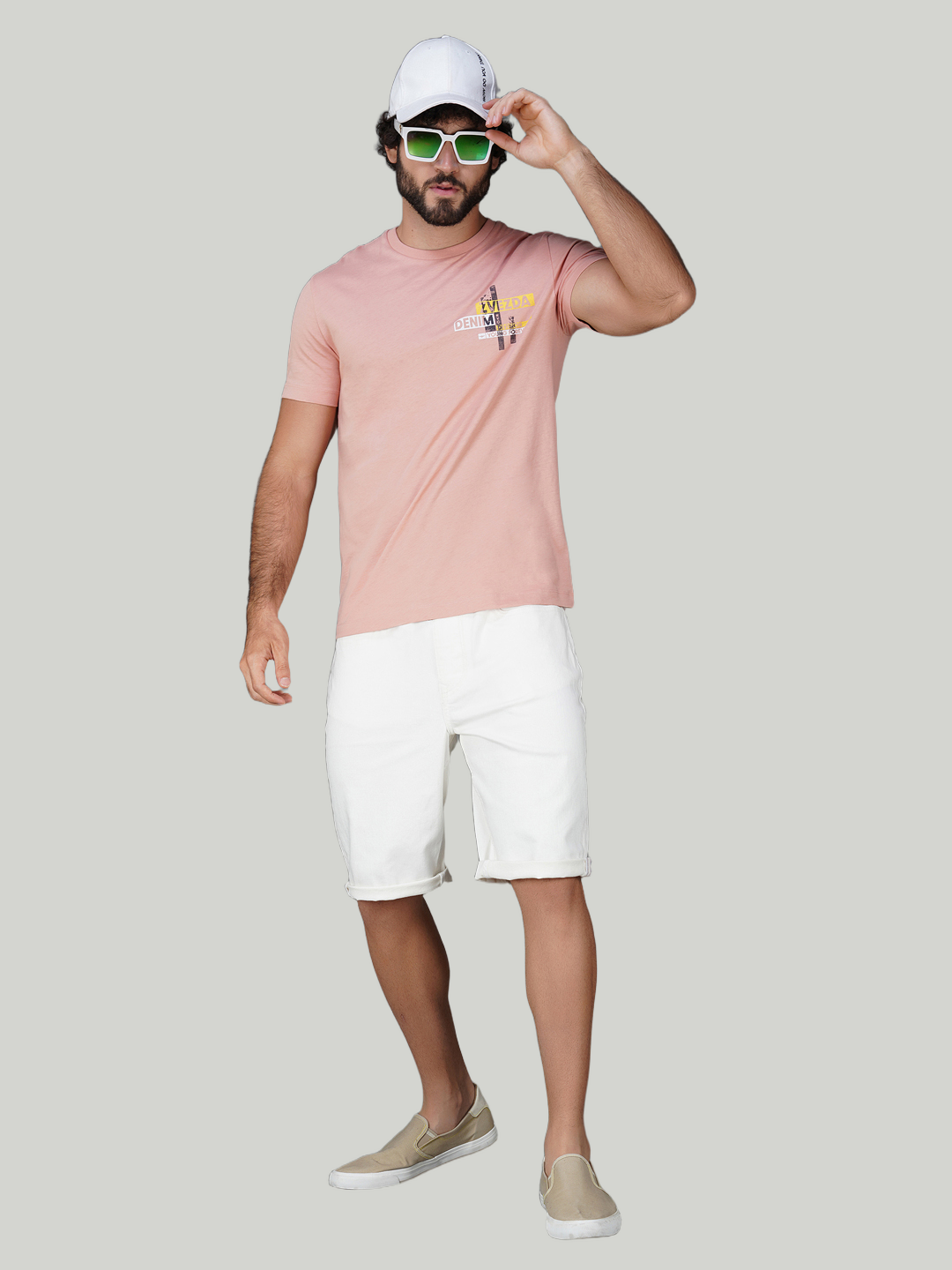 Dusty Pink Zvezda Original Cotton Jersey T-Shirt - Euro Fit (BRT-012B)