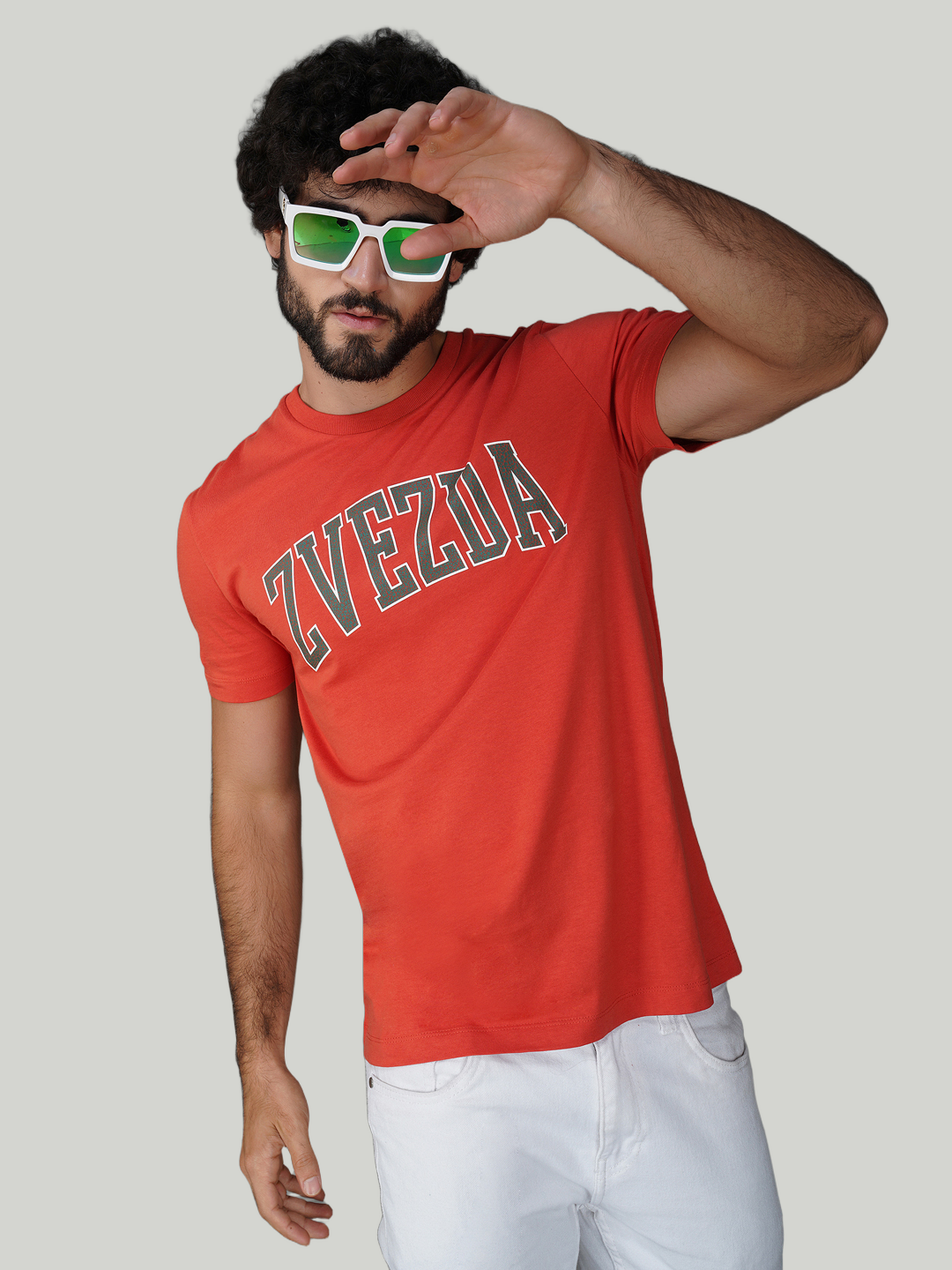Brunt Orange Zvezda Original Cotton Jersey T-Shirt - Euro Fit (BRT-013A)