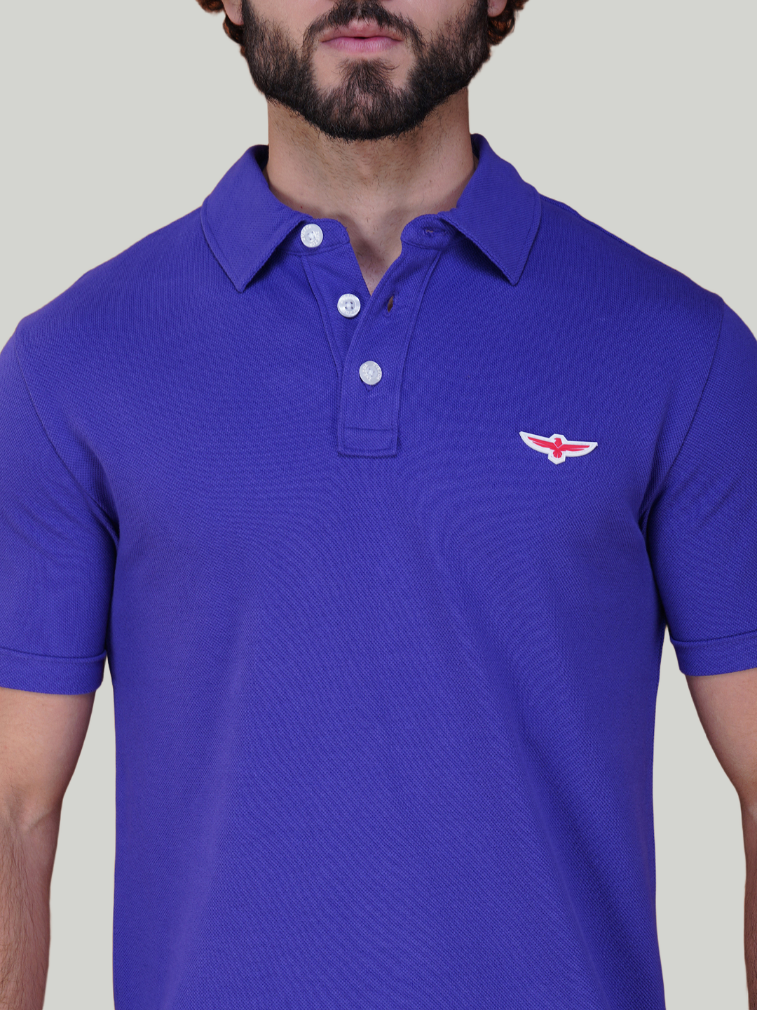 Purple Premium Pique Cotton Classic Polo T-shirt-Euro Fit (CP 018)