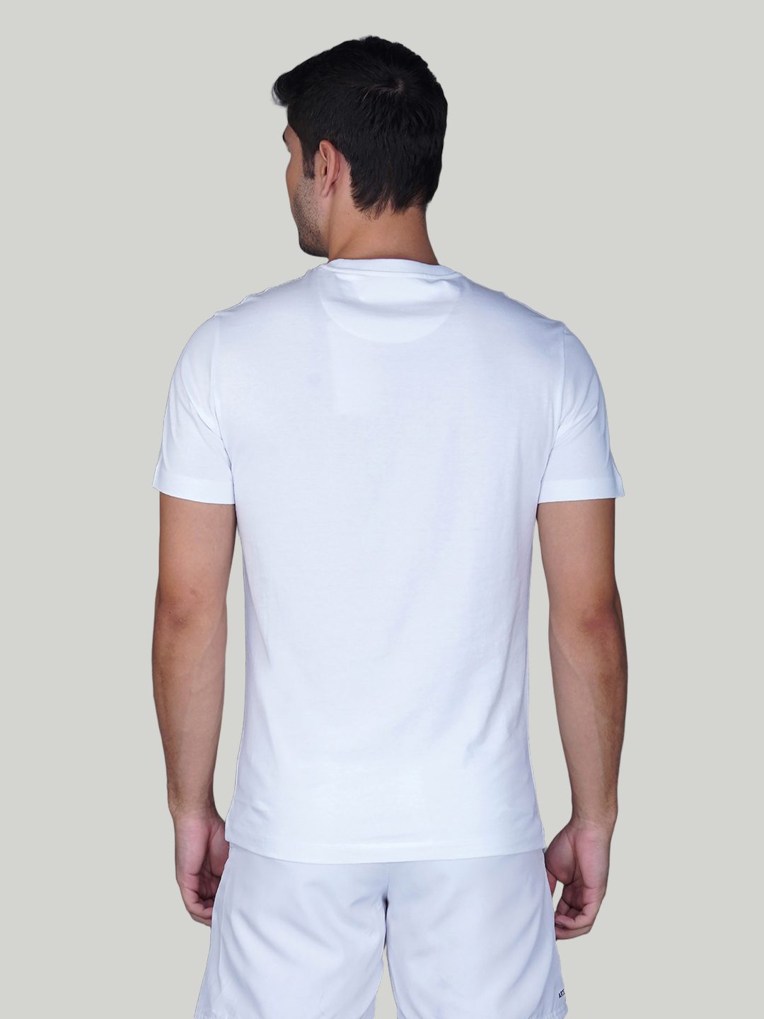 White Solid Cotton Jersey T-Shirt – Euro Fit (CT-001)