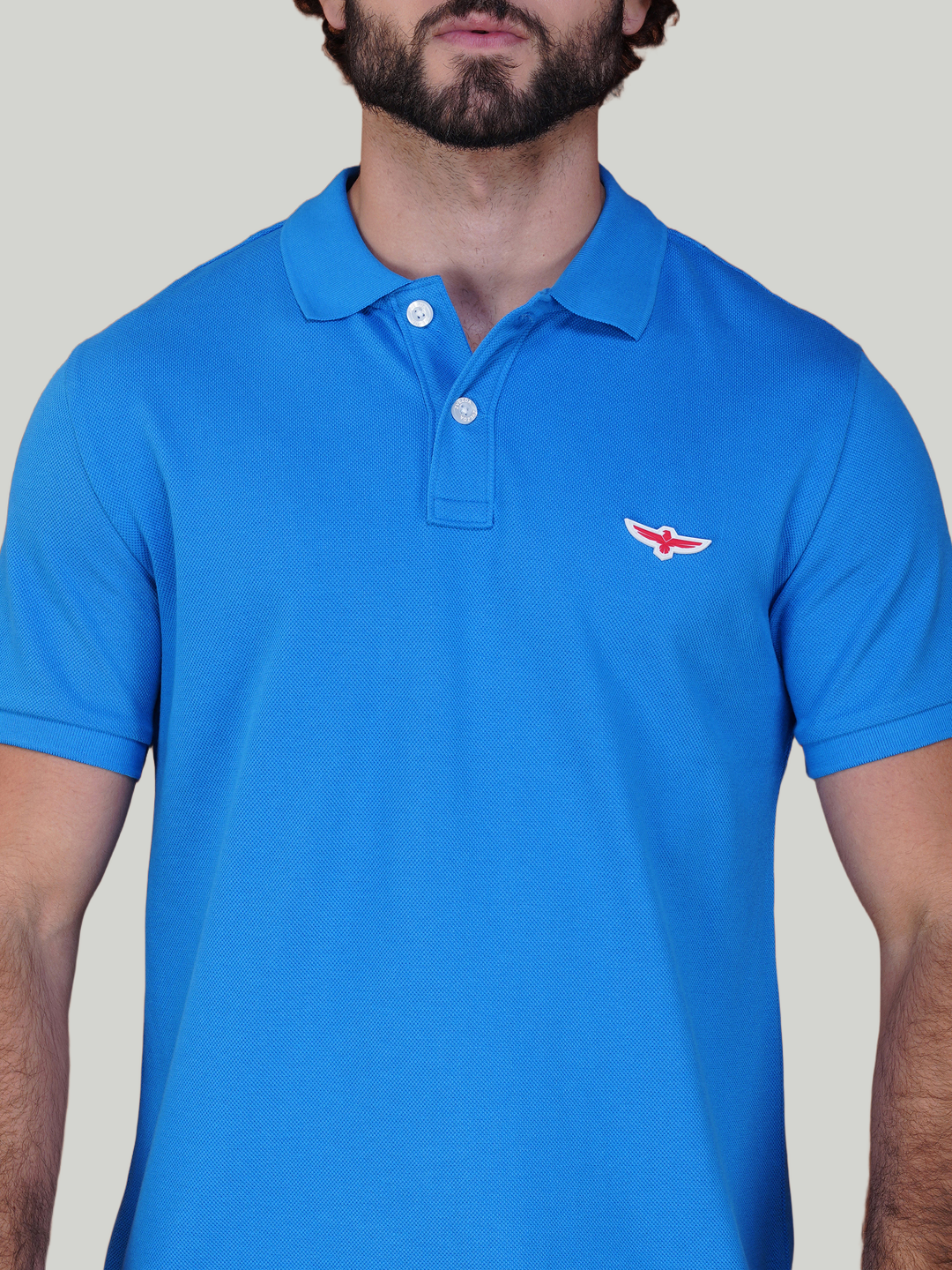 Royal Blue Premium Pique Cotton Classic Polo T-shirt-Euro Fit (CP 014)