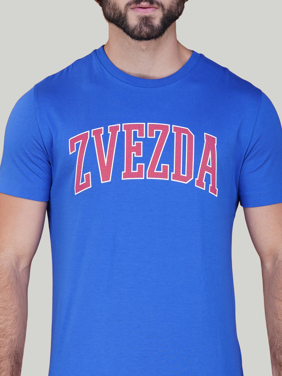 Blue Zvezda Original Cotton Jersey T-Shirt - Euro Fit (BRT-013B)