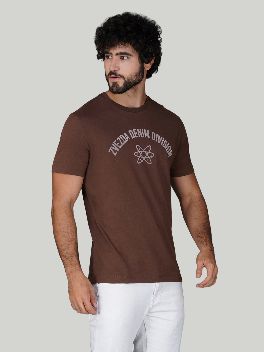 Brown Zvezda Original Cotton Jersey T-Shirt - Euro Fit (BRT-019C)