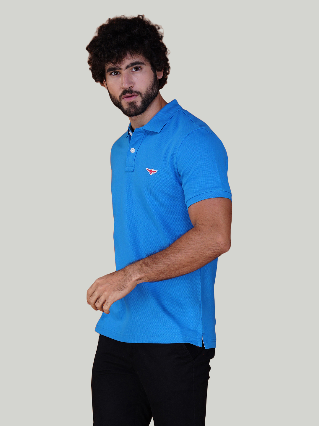 Royal Blue Premium Pique Cotton Classic Polo T-shirt-Euro Fit (CP 014)